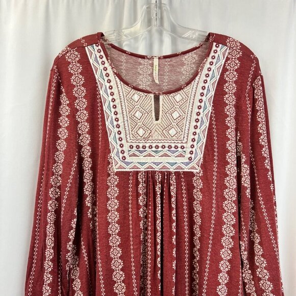 Lime n Chili Women’s Embroidered Top 3/4 Sleeve Multicolor Size Large - Picture 2 of 7